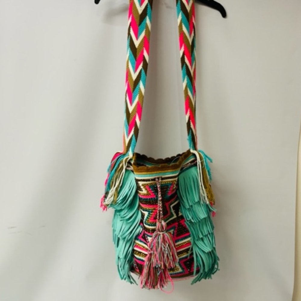 Luxchilas Luxury Boho Crystal Wayuu Mochila Bag- NEW WITH TAG